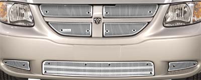 2005-2007 Dodge Caravan, Without Fog Lights, Bumper Screen Included