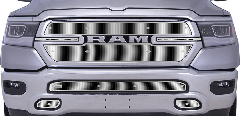 2019-2022 Dodge Ram Laramie 1500 without Front Camera, without Park Sensor, Bumper Screen Included
