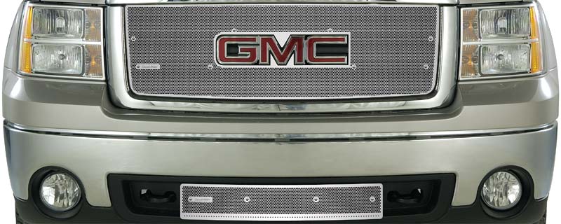 2007-2008 GMC Sierra 1500 (New Body Style, Except All Terrain Edition), Without Licence Plate, Bumper Screen Included