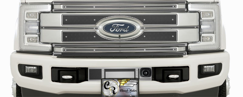 2017-2018 Ford F250-F350, Platinum, Single Rear Wheel, w/ Licence Plate, w/ Adaptive Cruise, Bumper Screen Included
