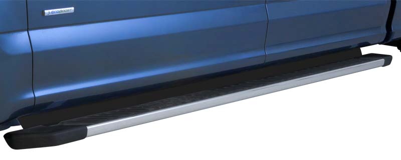 2015-2018 Ford F150 Super Cab (OEM 77" Angular Step Bar Only) - Black Aluminum Step Board Filler