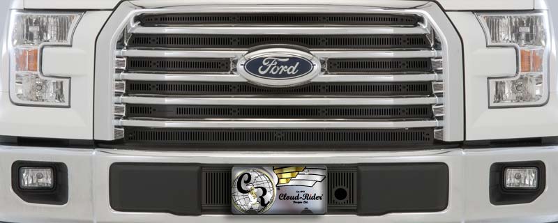 2015-2017 Ford F150 XLT (Billet Grill), Without Appearance Package, With Licence Plate, With Block Heater, Bumper Screen Included