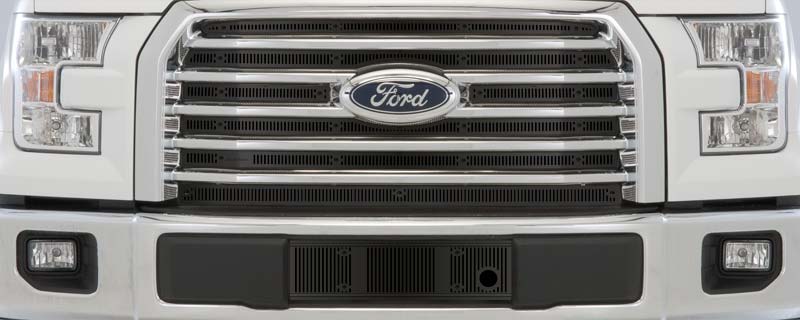 2015-2017 Ford F150 XLT (Billet Grill), Without Appearance Package, Without Licence Plate, With Block Heater, Bumper Screen Included