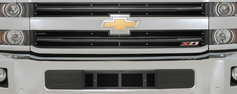 2018-2019 Chev Silverado 2500-3500, 2 Bar Grille with Z71 Badge, Bumper Screen Included