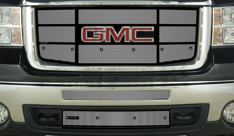 2007-2010 GMC Sierra 2500-3500 (New Body Style), Without Licence Plate, Bumper Screen Included