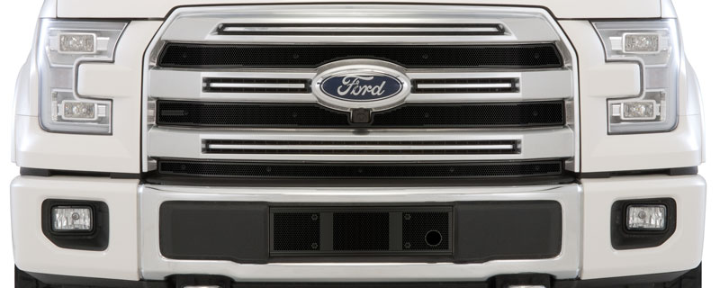 2015-2017 Ford F150 Platinum Edition (3 Bar Grill), With Technology Package, Without Licence Plate, With Block Heater, Bumper Screen Included