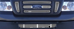 [29-4494] 2006-2008 Ford F150 XL, Bar Grill With Honeycombs, Without Licence Plate, With Block Heater, Bumper Screen Included