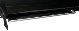 [40-3002-3] 2012 Dodge Ram 2500-3500, Crew Cab 86" Step Bar (5" Oval Mopar Chrome Tubular Side Step Bar) - Black Aluminum Step Board Filler