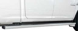 [40-3004-3] 2013-17 Dodge Ram 2500-3500, Crew Cab 105" Step Bar (5" Rectangle Chrome Step Bar) - Black Aluminum Step Board Filler