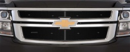 [49-1077] 2015-2020 Chev Tahoe and Suburban, Black Honeycomb Grill, Upper Screen Only