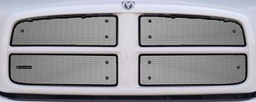 [49-343] 2003-2005 Dodge Ram 1500-3500 Models / 2002 Dodge Ram 1500 Models, Bar Grill, With Factory Bug Deflector